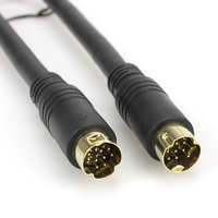 9-poliges Mini-Din-Stecker-Stecker-Video-Verlängerung kabel Din-Kabel-Anschluss baugruppen DIN-Adapter kabel