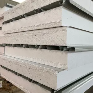 Industrial Construction Wall Facade & Roof Ceiling Fiberglass Imp Panels Insulated Sheets