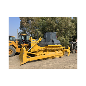 Excavadora sobre orugas Shantui SD22 con motor Cummins, maquinaria de construcción usada de China, venta de componentes de Motor central - Product Image 1