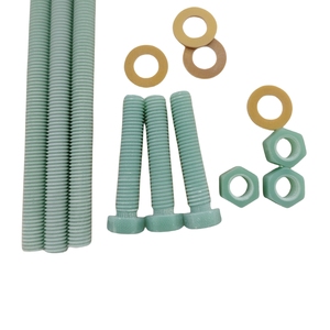 Tige filetée en <span class=keywords><strong>fibre</strong></span> <span class=keywords><strong>de</strong></span> <span class=keywords><strong>verre</strong></span> GRP FRP époxy, goujons, boulons, vis, tige filetée, écrous hexagonaux, ancrage GFRP, résistance à la corrosion et à la coupe - Product Image 4