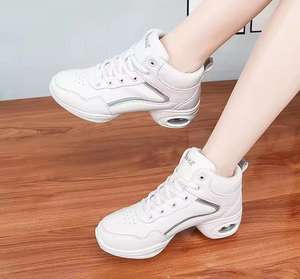 Scarpe da ballo da donna con suola divisa in pelle per Jazz, Danza Latina, Salsa, Tango, Swing, Pratica di Jazz e Camminata - Product Image 3