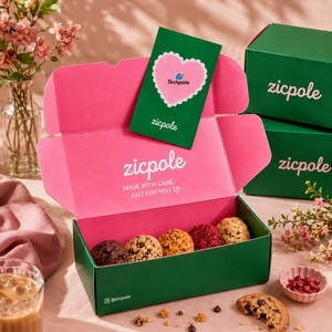 Boîte alimentaire <span class=keywords><strong>en</strong></span> papier personnalisée de luxe avec insert individuel pour bouteille, boîte à biscuits, boîte à gâteaux, boîte à donuts, boîte à desserts, emballage pour pâtisserie à emporter - Product Image 5