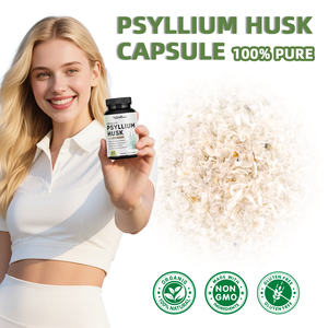 OEM Özel Etiket <span class=keywords><strong>Psyllium</strong></span> Kabuğu Tozu <span class=keywords><strong>Psyllium</strong></span> Kabuğu Kapsülleri Bağırsak Sindirimi için Lif Takviyesi - Product Image 3