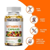 Capsules Molles d'Huile de Vitamine E à Marque Blanche OEM – Complément Éclaircissant pour la Peau – Bénéfices – Gélules Molles de Vitamine E 400 UI pour les Soins de la Peau