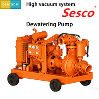 Sesco SK6C Pompe de drainage de puits à haut débit en acier inoxydable de 6 pouces, personnalisée, à auto-amorçage, haute pression, pour moteur diesel à vide poussé