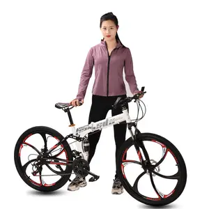 इस्तेमाल किया पहाड़ गुना बाइक चीन में पूर्ण निलंबन एमटीबी साइकिल vicicletas डे montaa sepeda bisikleta साइकल चलाना