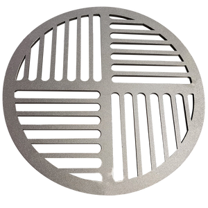 Barbecue en acier Corten Ustic avec tiroir de rangement de forme ronde et résistant aux intempéries pour la cuisine en plein air - Product Image 2