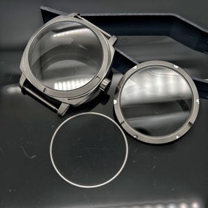 Caja de reloj resistente al agua de acero inoxidable plateado de 42mm, cristal de zafiro 5ATM, compatible con <span class=keywords><strong>PAM</strong></span> ST3600 ETA6497 6498, movimiento mecánico manual No - Product Image 1