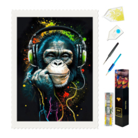 Peinture diamant 5D personnalisée sur toile de velours courte, Kit de portrait DIY, Kit de peinture diamant
