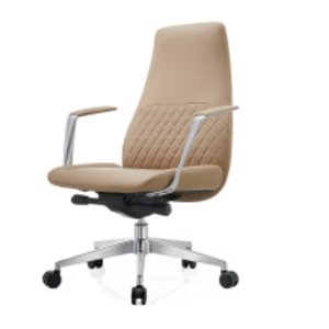 Silla de oficina moderna y cómoda de cuero con reposabrazos y respaldo 37731-6989A  37731-6989B   37731-6989D - Product Image 3