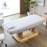 Table de massage électrique incurvée pour esthéticienne, lit de spa facial, lit de beauté pour salon de beauté