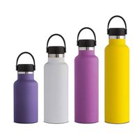 Botol Termo Vakum Besi Tahan Karat 500Ml 600Ml 750Ml 1l Logo Kustom