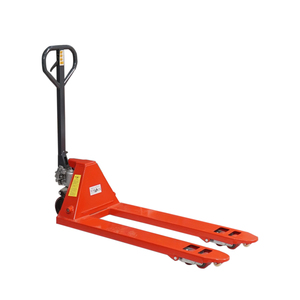Chariot à palettes manuel avec roues en plastique, capacité de 1 à 3 tonnes, levage hydraulique manuel, course de 550 mm, certifié CE - Product Image 2