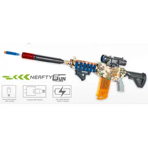 3-Mode Shooting Sale Stock Shooting Game Eva Soft Balls Toy Gun M416 Soft Bullet Gun