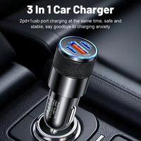 Adapter Mobil USB Murah Terlaris, Stasiun Pengisian Daya Cepat untuk Ponsel, Charger Portabel, Charger Ponsel PD USB C