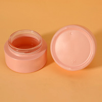 Bouteille de crème en verre, bouteille de crème pour le visage, bouteille séparée 30g, couvercle simple et double couche, bouteille de masque cosmétique, vente en gros