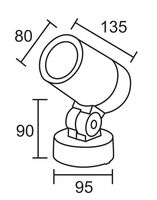 Spot COB 10w pour éclairage de paysage extérieur, lampe de jardin Led étanche IP65