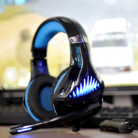 Casque de jeu léger Microlab Gamer Headset avec micro G6