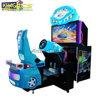 Volant de course ACS Blue Extreme Feeling Raspberry Pi pour machine d'arcade automobile, chaise de jeu pliable en métal avec mouvement japonais