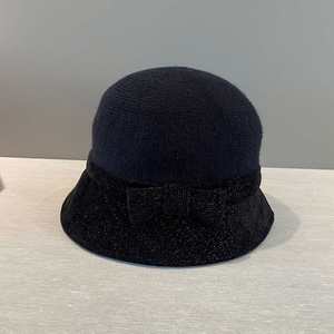 Chapeaux élégants en polyester pour femme, style vintage, avec nœud, pour l'hiver, vente en gros - Product Image 3