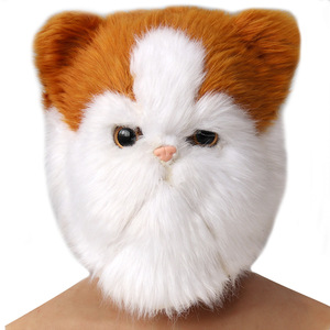Máscara de Husky de Peluche, Talla Única, Accesorio para Disfraz de Halloween - Product Image 5