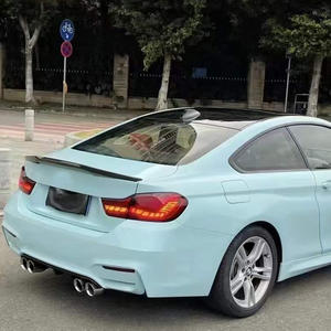 Ventas de fábrica, estilo M4 Kit de carrocería, tubos de escape de fibra de carbono, faldas laterales, Kit de carrocería de labio de parachoques trasero delantero para <span class=keywords><strong>BMW</strong></span> F32 F33 F36 2013-2020 - Product Image 5