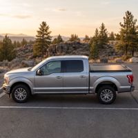 Couverture de benne de camion rétractable manuelle en aluminium robuste pour Ford F150 2009-2014