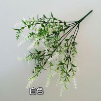 Décorations d'intérieur extérieures populaires Faux plantes en plastique extérieures Arbustes Artificielle Mulit Couleur Lavande