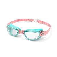 Nouveauté Lunettes de natation pour enfants de haute qualité, colorées, anti-buée, protection UV, respectueuses de l'environnement, en silicone