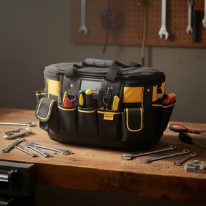 Sac à outils Stanley 18 pouces Fatmax, rangement robuste avec poches pour outils et équipement - Product Image 3