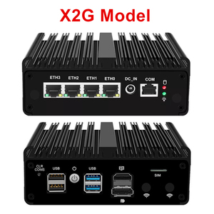 12th Gen N100 N150 PfSense Firewall J6412 N6211 Router 4x I226 2,5G LAN NVMe Industrial Fanless Mini <span class=keywords><strong>PC</strong></span> 4xUSB OPNsense PVE ESXi - Product Image 4