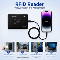 Mesin Pembaca Kartu IC Pintar untuk Kontrol Akses 13.56MHz Frekuensi Tinggi Pembaca RFID Keyfob