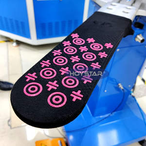socks anti slip <b>silicon</b> printing machine that print on socks maquina de calcetines antiderrapante non-skid grip socks machine - Product Image 2