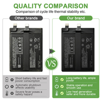 Batterie de téléphone portable OEM/ODM en promotion BS08FA 4500mAh pour Xiaomi Black Shark 4 4s 4Pro 4s Pro 5RS, 800+ cycles, certifiée FCC