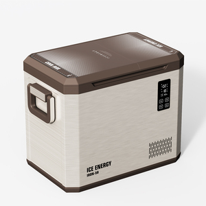 IRON-38/48/58 Dual Zone Cooler Mini Capacity 12V Use Freezer Compressor Fridge Portable Camping Car <b>Refrigerator</b> Portable Car Re - Product Image 6