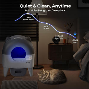 Easy Clean Smart 76 Liter Automatische Zelfreinigende Kattenbak Modern Plastic Kattentoilet Met Geurcontrole - Product Image 4