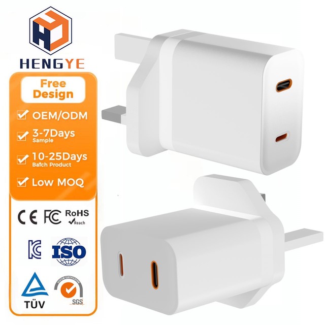 One Stop Service 2 Packs Pd 20w Usb Charger Us Charge Plug with Usb c Cable Fast Charging for Mobile Phone Charge