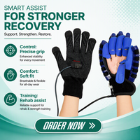 Gants robotiques de rééducation pour la thérapie de la main - Entraînement pneumatique des doigts, entraînement quotidien, pour AVC, paralysie, hémiplégie