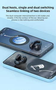 Écouteurs à pince M30 Écouteurs à conduction osseuse Contrôle tactile étanche Microphone intégré pour <span class=keywords><strong>IPhone</strong></span> <span class=keywords><strong>Samsung</strong></span> - Product Image 3