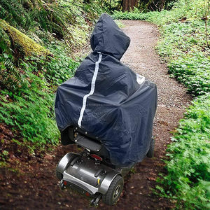Housse de pluie imperméable pour scooter à 4 roues, housse de pluie pour fauteuil roulant électrique, poncho à capuche pour scooter - Product Image 4