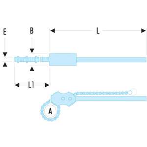 FACOM - 137A.4P LLAVE DE CADENA DE ALTA POTENCIA-LLAVES DE TUBERÍA EAN 3148511373712 - Product Image 2