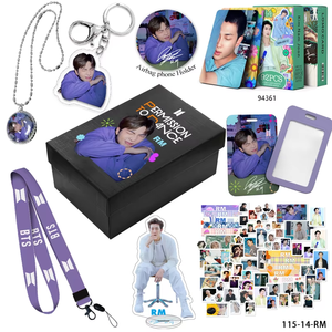 Caja <span class=keywords><strong>de</strong></span> Regalo Personalizada con Diseño <span class=keywords><strong>de</strong></span> Onda Coreana, con Mini Tarjetas, Collares, Pegatinas, Fundas para Tarjetas y Artículos <span class=keywords><strong>de</strong></span> Papelería, Kit <span class=keywords><strong>de</strong></span> Colección para Fans - Product Image 6