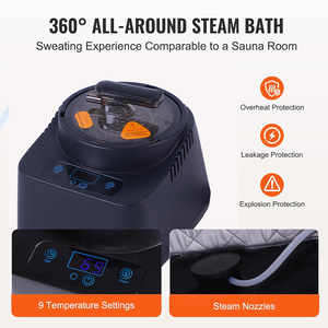 Sauna Portátil de Vapor Húmedo de Alta Calidad con Forma de Caja para Desintoxicación Corporal, con Generador de Vapor - Product Image 6