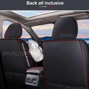 1PC Funda Universal para Asiento Delantero de Coche con Patrón de Rejilla 5D, Alfombrilla Protectora Transpirable de PU para Asiento de Vehículo, Apta para Todas las Estaciones - Product Image 3