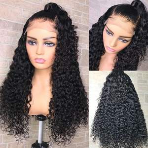 2023 nuovo stile HD trasparente realistico bordi ricci attaccatura dei capelli 13x4 <span class=keywords><strong>parrucche</strong></span> anteriori del merletto dei capelli umani per le donne nere con i capelli del bambino - Product Image 5