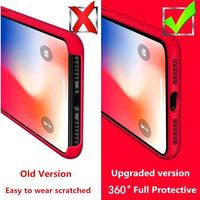 Coque de téléphone en silicone antichoc officielle d'origine pour Apple iPhone 18 17 16 15 14 13 12 Pro Max, emballée