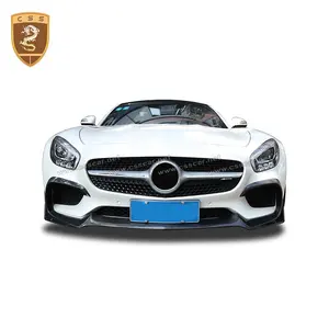 Nhà Máy Giá Khuyến Mãi Renntech Phong Cách Bất Carbon Xe Front Lip Splitter Cản Cho Amg Gts Auto Bumper Lip