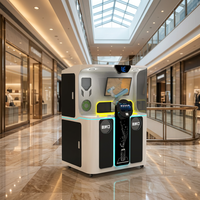 Mesin Penjual Kopi Otomatis AI Robot Barista Pembuat Espresso Layar Sentuh 7 Inci SDK Pembersihan Otomatis Manajemen Cloud