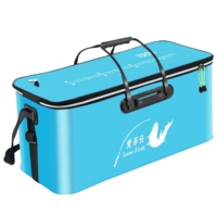 Vente en gros de sac de matériel de pêche de grande capacité étanche boîte sac à dos stockage isolé Eva accessoires de pêche étui à outils