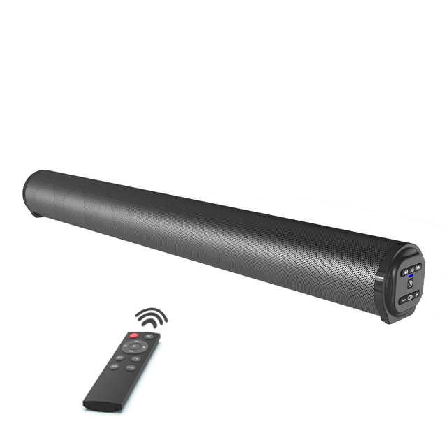 New Arrival BS-10 BLE 5.0 Speaker TV Soundbar With Remote Control Wireless Speaker Soundbar Desktop Speaker